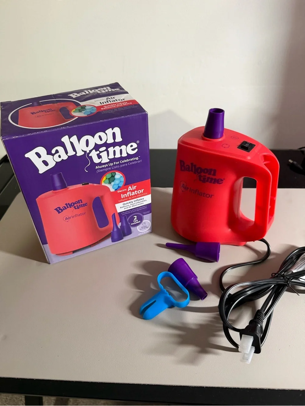 Electric Air Inflator - Pink